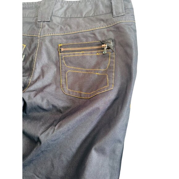 Holden Women's Black Snowboard Pants Size Large With Back Zipper Pockets - Picture 9 of 15